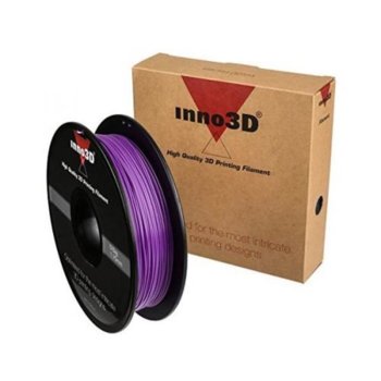 Консуматив за 3D принтер Inno3D, ABS Purple, 1.75mm, лилав, 500g, пакет от 5 броя | JAR Computers Inno3D ABS Purple - 5 pcs pack 3DP-FA175-PU05