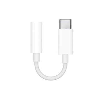 Адаптер Apple, USB-C (м) to 3.5 mm (ж), бял | JAR Computers Apple USB-C to 3.5 mm