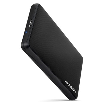 Кутия 2.5" (6.35 cm) Axagon EE25-SL, за 2.5" SSD/HDD, SATA III, USB Type-A 3.1, черна | JAR Computers Axagon EE25-SL