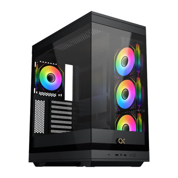 Кутия Xigmatek Meta, EATX/ATX/mATX/Mini-ITX, 1x USB 3.1 Type-C, 3x 120mm вентилатора, с прозорец, черна, без захранване | JAR Computers Кутия Xigmatek Meta черна