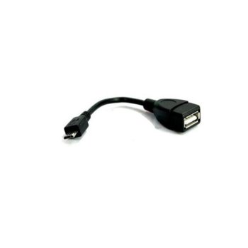 Кабел VCom CU226 USB MicroB(м) към USB A(ж), 0.2m | JAR Computers VCom CU226 USB MicroB(м) към USB A(ж)