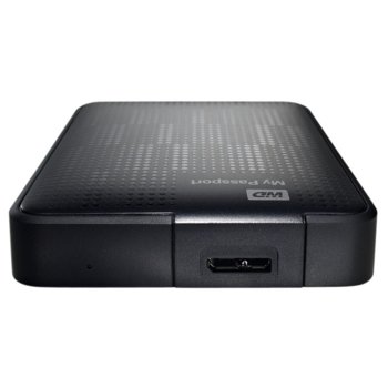 Твърд диск 1000GB WD My Passport™ Essential SE 3.0 черен/сребрист, 2.5" (6.35 cm), външен, 256bit криптиране, автоматичен "backup", USB3.0 (+захранване през USB), 2г гаранция | JAR Computers 1000GB WD My Passport Essential SE 3.0
