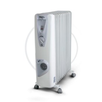 Радиатор Tesy CB2512E01V, 12 ребра, 3 степени на работа, термостат, външно регулиране, 2500W, бял image