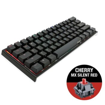 Ducky One 2 Mini RGB, Cherry MX Silent Red