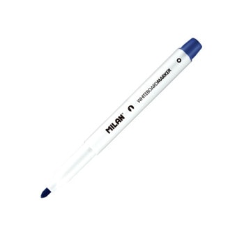 Маркер Milan Fine, син, от 3.7 mm, за бяла дъска | JAR Computers Milan Борд маркер за бяла дъска Fine объл син