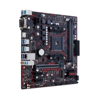 Дънна платка Asus PRIME B350M-E, B350, AMD AM4, PCI-E(HDMI,DVI,VGA), 4x SATA 6Gb/s, 1x M.2 слот, 2 x USB 3.1 Gen 2, mATX | JAR Computers Asus PRIME B350M-E / AM4