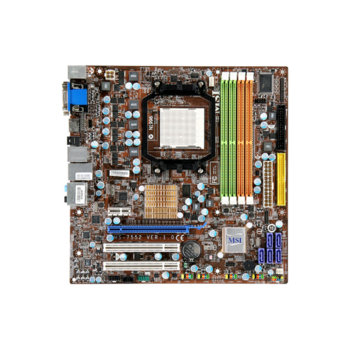 Дънна платка MSI KA780GM, AMD 780G, AM2+/AM3, DDR1066, VGA&PCI-E, HDMI & DVI, SB7.1, Lan1000, SATA RAID 0,1, 2x1394, eSATA, mATX, 3г. Гаранция | JAR Computers MSI KA780GM