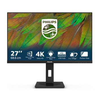 Монитор Philips 27B1N3800/00, 27" (68.58 cm) IPS панел, 4K/UHD, 4ms, 50 000 000:1, 350cd/m2, DisplayPort, HDMI, USB | JAR Computers Philips 27B1N3800/00