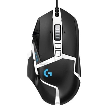 Мишка Logitech G502 Hero Special Edition (910-005730), оптична (16,000 DPI), USB, черна, 11 програмируеми бутона | JAR Computers Logitech G502 Hero SE 910-005730
