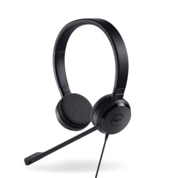 Слушалки Dell UC150 Pro Stereo Headset, микрофон, USB, черни | JAR Computers Dell UC150 Pro Stereo Headset