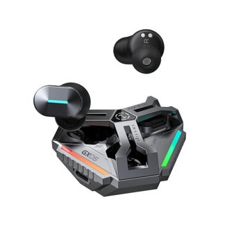 Слушалки Edifier GX05, безжични, Bluetooth, USB, шумопотискащ микрофон, гейминг, до 6.5 часа време на работа, сиви | JAR Computers Edifier GX05