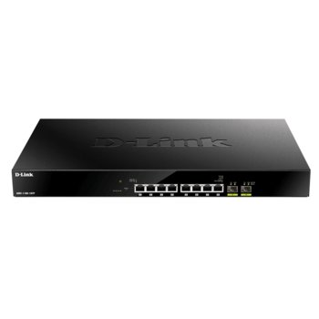 Суич D-Link DMS-1100-10TP, 2500 Mbps, 8 порта, 8x 100/1000/2500 Mbps, 2x SFP+ | JAR Computers D-Link DMS-1100-10TP