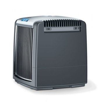 Пречиствател и овлажнител за въздух Beurer LW220, LCD дисплей, 3 степени, авт.изключване, за помещения до 20 m², овлажняване - до 40 m², резервоар 7,25 литра, черен | JAR Computers Beurer LW220BLACK
