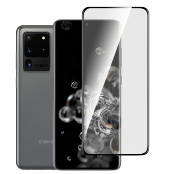 Протектор от закалено стъкло /Tempered Glass/ за Samsung Galaxy S20 Ultra, 3D, черен | JAR Computers Torrii 3D Glass Galaxy S20 Ultra GS20C-BDG-01