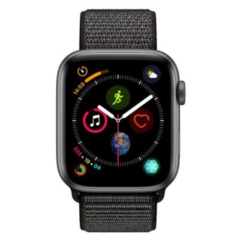 Apple Watch S4 44mm Black Sport Loop