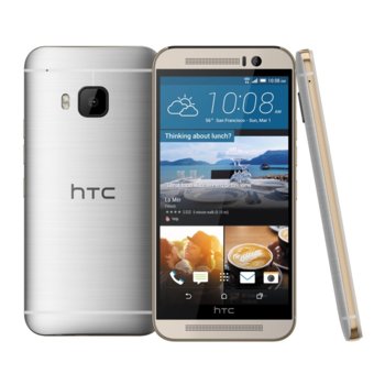 HTCOne M9+ Silver/Gold + Transcend 32GB micro SDHC