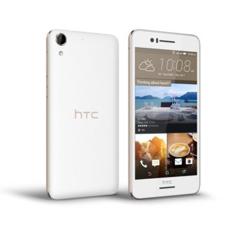 HTC Desire 728G White + Transcend 32GB micro SDHC