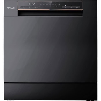 Съдомиялна Finlux WQP8 Finlux WQP8 BLACK, клас F, 8 комплекта, 7 програми, 4 температури, черна | JAR Computers Finlux WQP8 BLACK