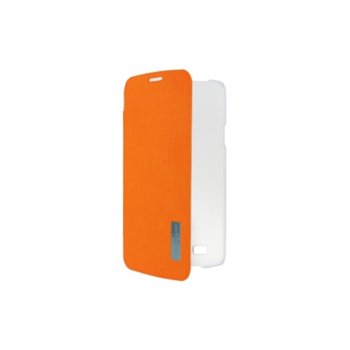 Поликарбонатов протектор Rock Elegant Flip за Samsung Galaxy S4 Active, оранжев | JAR Computers Rock Elegant Flip Case Orange