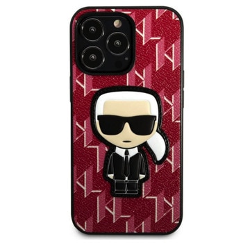 Monogram Ikonik за iPhone 13 Pro Max червен