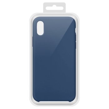 Силиконов гръб Apple iPhone XR син Soft touch