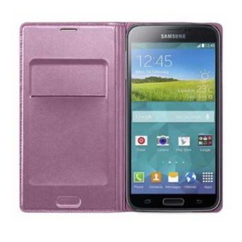 Samsung Flip Wallet for Galaxy S5 K Pacific Pink