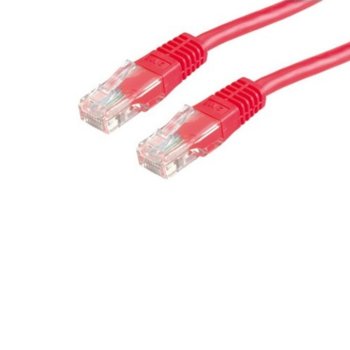 Пач кабел Roline, UTP, Cat.6, 3м, червен | JAR Computers Roline UTP Cat.6, червен 3м 21.99.1551