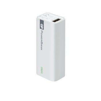 GP Portable PowerBank 1C02A - 2600mAh White