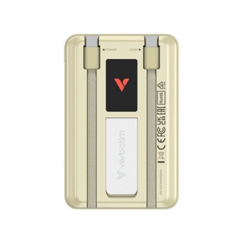 verbatim charge 'n' go two cable gold 32274