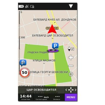 GPS софтуер и карта Be-on-road Navteq