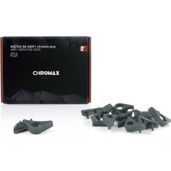 Антивибрационни елементи Noctua Fan Pads NA-SAVP1.grey, 16 броя, съвместими с Noctua NF-F12/S12A/A14, сиви | JAR Computers Noctua NA-SAVP1.grey