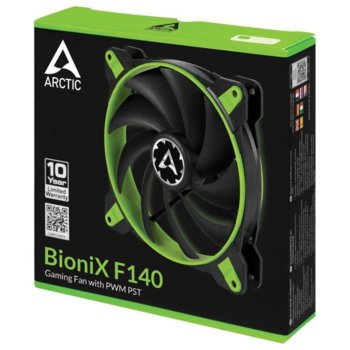 Вентилатор 140mm, Arctic Bionix F140 Green, 4-pin, 1800rpm | JAR Computers Arctic BioniX F140 Green (ACFAN00084A)