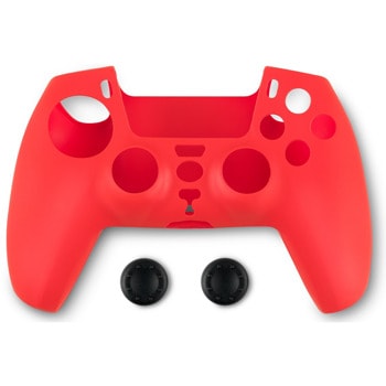 Протектор и тапи Spartan Gear DualSense Red, за Sony PlayStation 5 DualSense, червен image