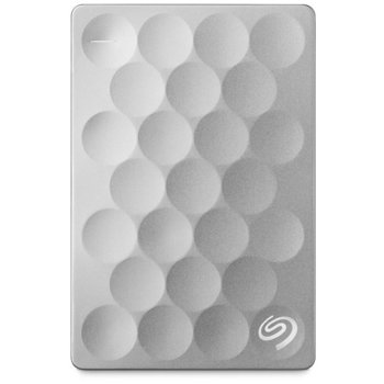 Твърд диск 2TB Seagate External Backup Plus Ultra Silm (бял), външен, 2.5" (6.35 cm), USB 3.0 | JAR Computers Seagate External Backup Plus Ultra Silm