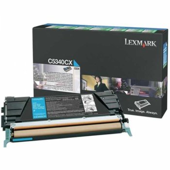 КАСЕТА ЗА LEXMARK C534 - Cyan - P№ C5340CX - заб.: 7000k | JAR Computers КАСЕТА ЗА LEXMARK C534 - Cyan - P№ C5340CX - заб.: