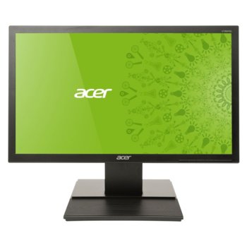 Монитор 18.5" (47 cm) Acer V196HQLb, HD LED, 5ms, 100 000 000:1, 250cd/m2, TCO6.0, черен | JAR Computers 18.5 Acer V196HQLb TCO6.0