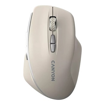 Мишка Canyon MW-21, оптична (1600 dpi), безжична, USB, бежова, 7 бутона | JAR Computers Мишка Canyon MW-21 CNS-CMSW21CL