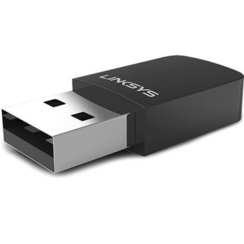 Мрежови адаптер, Linksys WUSB6100M, 600 Mbps, Wireless-AC/A/B/G/N, Micro USB Adapter, Dual Band | JAR Computers Linksys WUSB6100M