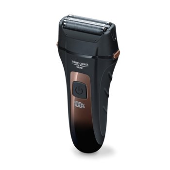 Самобръсначка Beurer HR 7000, 3x ножчета, с батерия, LED дисплей, водоустойчив, 60 мин време на работа, черна image