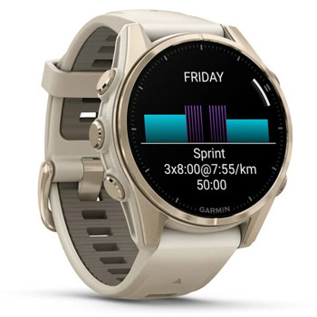 Garmin fenix 8 43mm Sapphire/Soft Gold 010-02903-1