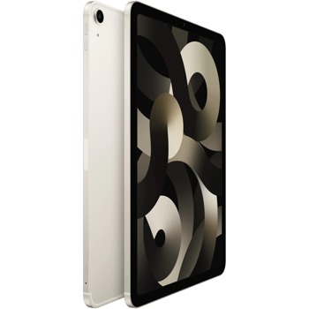 Таблет Apple iPad Air 5 Cellular (MM6V3HC/A)(бял) 5G, 10.9" (27.69 cm)True Tone дисплей, осемядрен Apple M1 3.2 GHz, 8GB RAM, 64GB Flash памет, 12 & 12 Mpix камера, iPadOS image