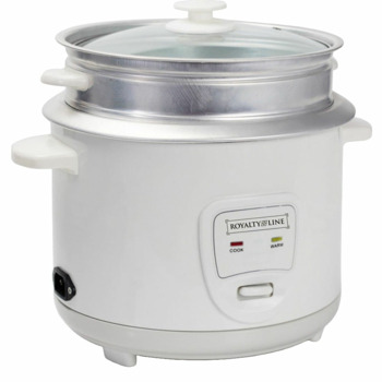 Уред за варене на ориз Royalty Line RL-RC18.10D, 700W, вместимост 1.8l, автоматично изключване, бял | JAR Computers уред за варене на ориз royalty line rl-rc18.10d