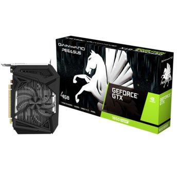Видео карта nVidia GeForce GTX 1650 SUPER, 4GB, Gainward GeForce GTX 1650 SUPER Pegasus, PCI-E 3.0, GDDR6, 192bit, DisplayPort, HDMI, DVI | JAR Computers Gainward GTX 1650 SUPER Pegasus 4GB