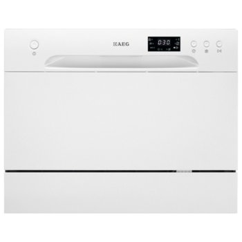 Съдомиялна за вграждане AEG F56202W0, клас A+, 6 комплекта, 7 програми, 5 температури, бяла | JAR Computers Съдомиялна AEG F56202W0