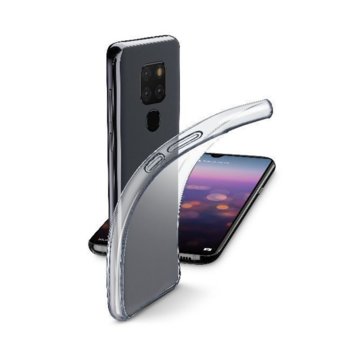 Калъф за Huawei Mate 20, силиконов, Cellularline Fine, прозрачен | JAR Computers Прозрачен калъф Fine за Huawei Mate 20