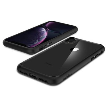 Spigen Ultra Hybrid за iPhone XR прозрачен