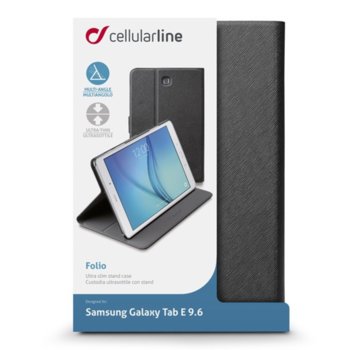 Cellularline Folio for Samsung Galaxy Tab E 3526