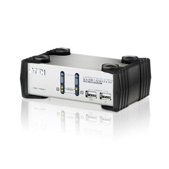 KVM суич Aten CS1732A, 2x USB (ж), 1x HDB-15 (ж), 1x Mini Stereo Jack (ж), 1x Mini Stereo Jack (ж) към 2x SPHD-15 (ж), 2x Mini Stereo Jack (ж), 2x Mini Stereo Jack (ж) | JAR Computers ATEN CS1732A