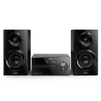 Мини Аудио Система Philips BTM2560, 2.0, RMS 70W, Bluetooth, 3.5mm jack, USB, черна | JAR Computers Philips BTM2560
