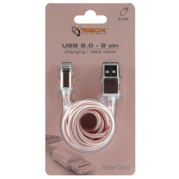 Кабел SBOX IPH7-R USB A(м) към Lightning(м)
